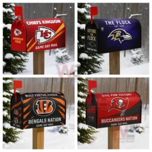 NFL Football Outdoor Mailbox Decoration 9 nfl football outdoor mailbox decoration img 2 aBKbU