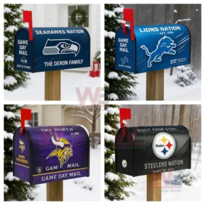 NFL Football Outdoor Mailbox Decoration 11 nfl football outdoor mailbox decoration img 4 Da3ED