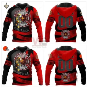 NFL Football Team Firefighter Hoodie 21 nfl football team firefighter blaze line hoodie img 13 W84DN