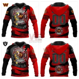 NFL Football Team Firefighter Hoodie 22 nfl football team firefighter blaze line hoodie img 14 FwYdm