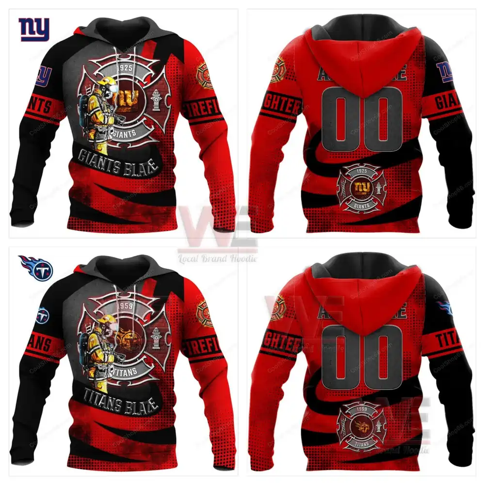 NFL Football Team Firefighter Hoodie 8 NFL Football Team Firefighter Hoodie - Image 8