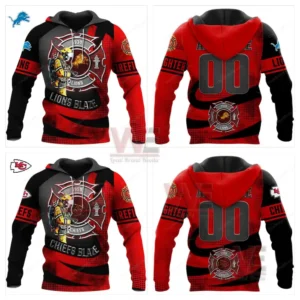 NFL Football Team Firefighter Hoodie 26 nfl football team firefighter blaze line hoodie img 4 QAOj8
