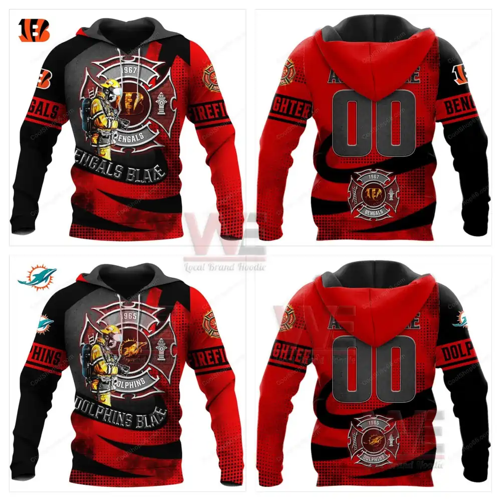 NFL Football Team Firefighter Hoodie 12 NFL Football Team Firefighter Hoodie - Image 12