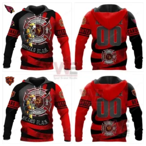 NFL Football Team Firefighter Hoodie 29 nfl football team firefighter blaze line hoodie img 7 EA69U