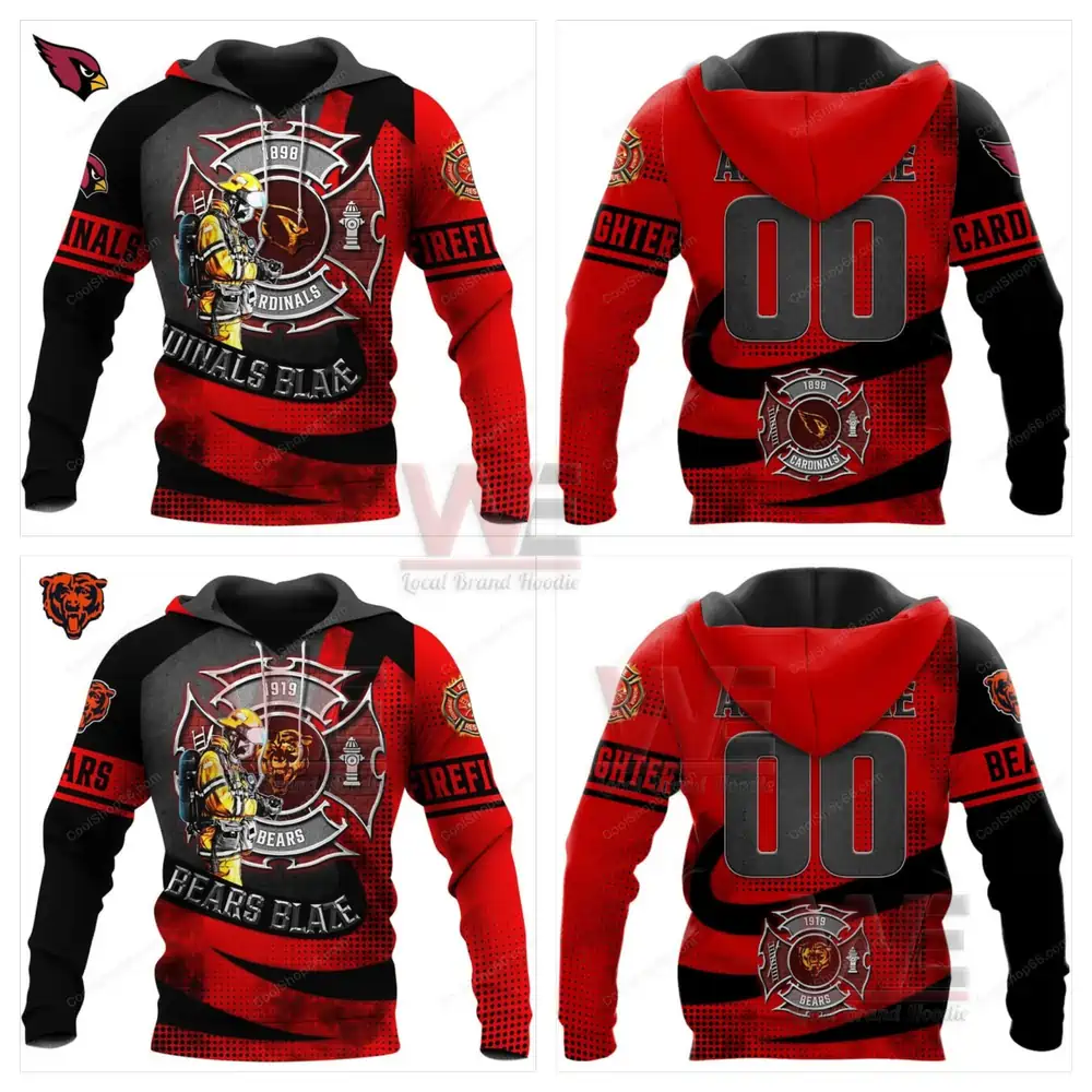 NFL Football Team Firefighter Hoodie 14 NFL Football Team Firefighter Hoodie - Image 14