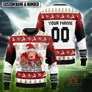NFL Football Team Home Alone Ugly Christmas Sweater 13 nfl football team home alone ugly christmas sweater editions limited img 4 rP3dN