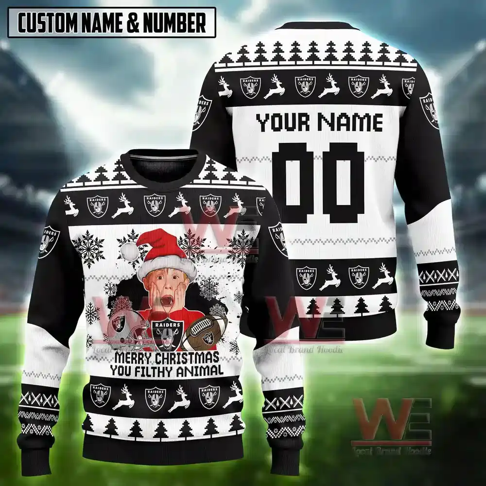 NFL Football Team Home Alone Ugly Christmas Sweater 7 NFL Football Team Home Alone Ugly Christmas Sweater - Image 7