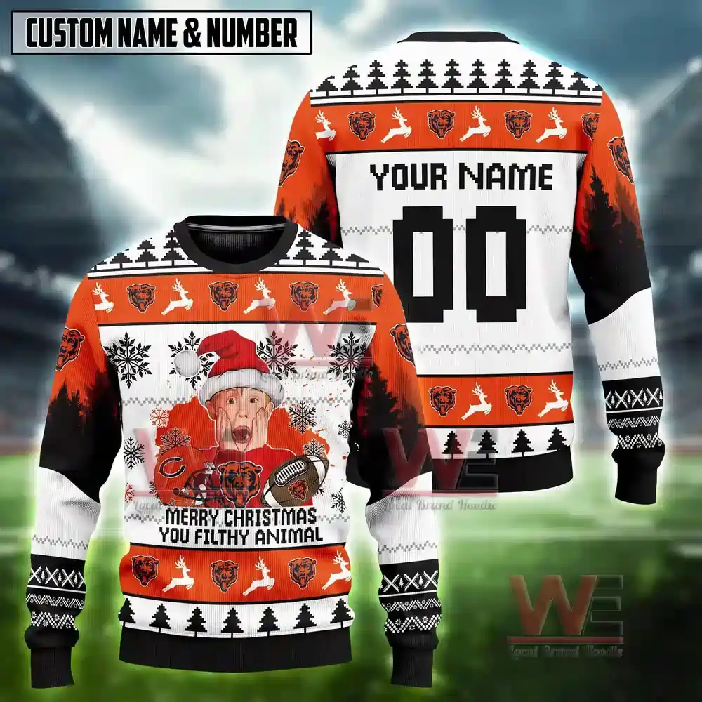 NFL Football Team Home Alone Ugly Christmas Sweater 8 NFL Football Team Home Alone Ugly Christmas Sweater - Image 8