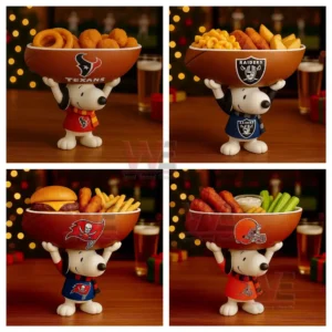 NFL Football Team Snoopy Snack Tray 14 nfl football team snoopy snack tray img 5 EpSFZ
