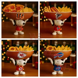 NFL Football Team Snoopy Snack Tray 17 nfl football team snoopy snack tray img 8 aaoxz