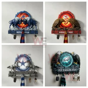 NFL Football Team Spirit Guardian Wall Key Holder