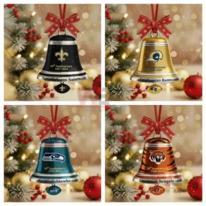 nfl team anniversary christmas bell ornament img 5 nwWws