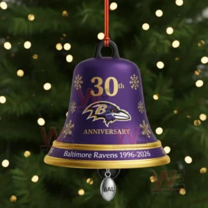 nfl team anniversary christmas bell ornament img 9 FofI7