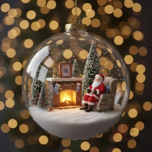 A collection of North Carolina Tar Heels Christmas ornaments featuring a mix of the university logo, mascot, and football helmets with holiday decorations.