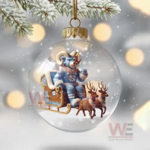 north carolina tar heels christmas ornament img 4