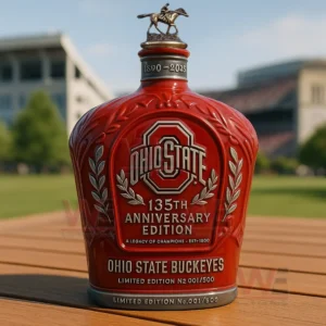 ohio state buckeyes 135th anniversary whiskey bottle img 4 o2W26