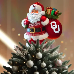 oklahoma sooners christmas tree topper img 6