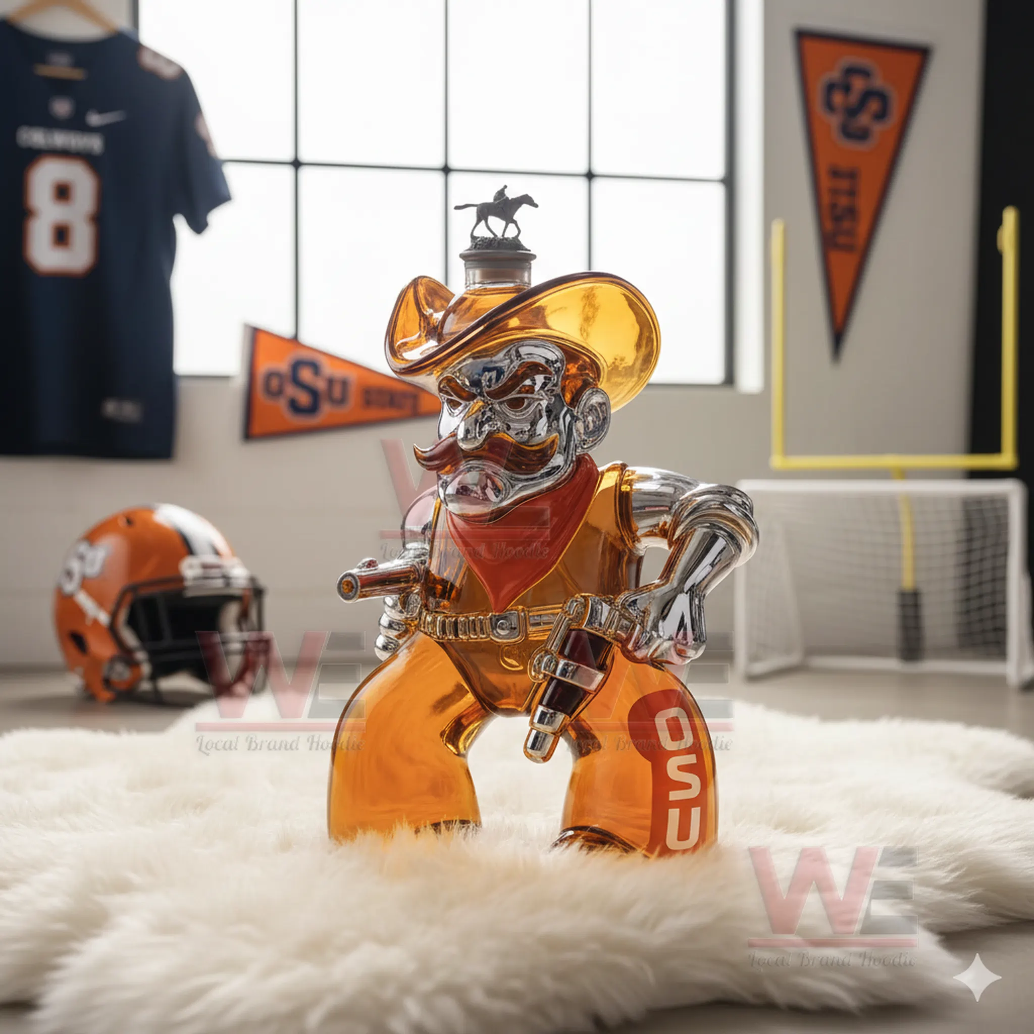 OSU Oklahoma State Cowboys Whiskey Bottle 6 OSU Oklahoma State Cowboys Whiskey Bottle - Image 6
