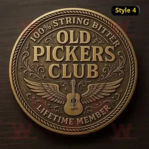 old fuckers club lifetime member coin img