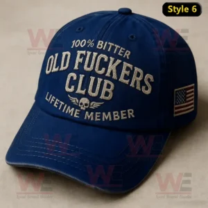 Old Fuckers Club Vintage Cap hat 8 old fuckers club vintage cap hat 1