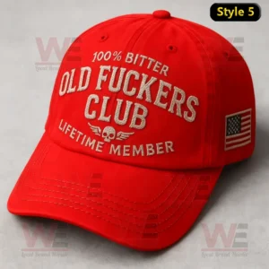 Old Fuckers Club Vintage Cap hat 9 old fuckers club vintage cap hat 2