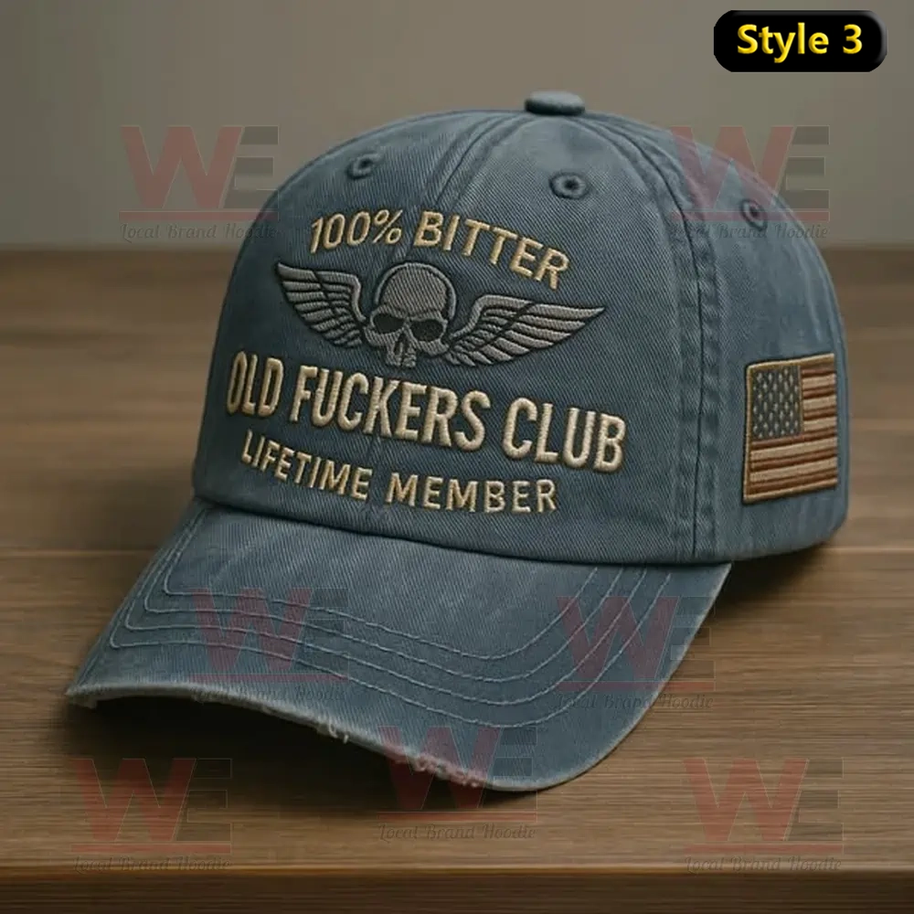 Old Fuckers Club Vintage Cap hat 7 Old Fuckers Club Vintage Cap hat - Image 7