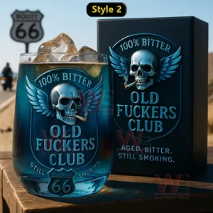 Old Fuckers Club Whiskey Glass 6 old fuckers club whiskey glass img 1