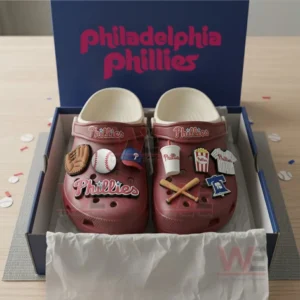 philadelphia phillies mlb crocs clogs with charms img 4 s0QCf