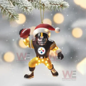 pittsburgh steelers christmas tree topper with ornament img 12