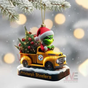 pittsburgh steelers christmas tree topper with ornament img 8