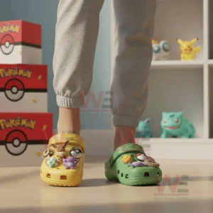 Pokemon Premium Crocs Croband Clogs with Charms 9 pokemon premium crocs croband clogs with charms img 4 E4VUi