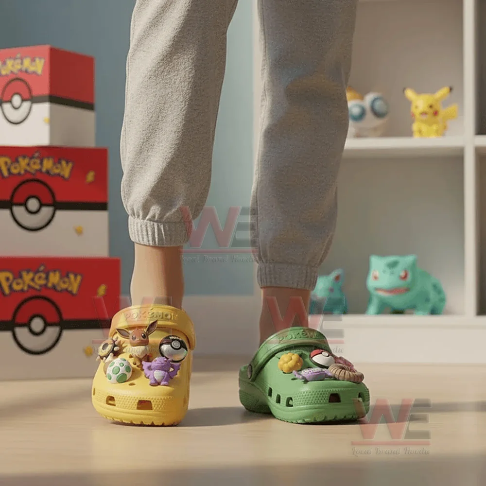 Pokemon Premium Crocs Croband Clogs with Charms 5 Pokemon Premium Crocs Croband Clogs with Charms - Image 5