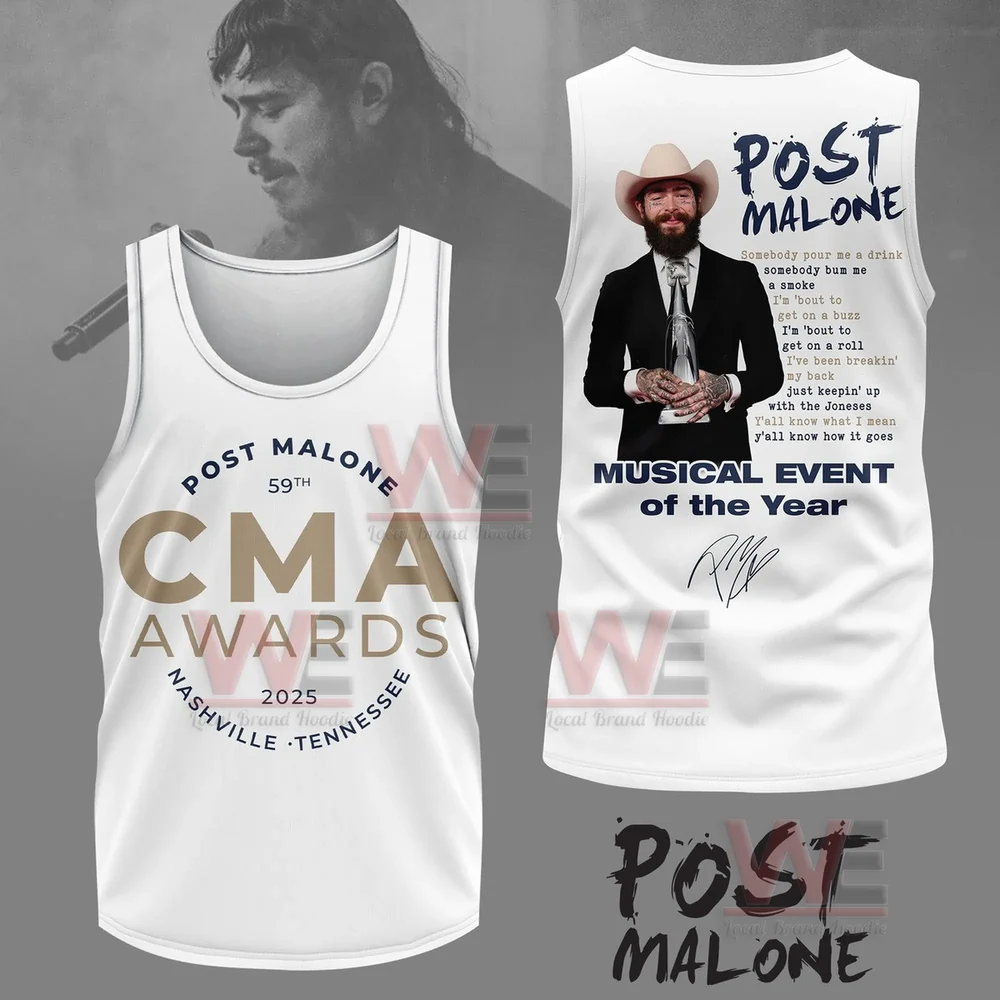 Post Malone 2025 CMA Awards Shirt and Hoodie 6 Post Malone 2025 CMA Awards Shirt and Hoodie - Image 6