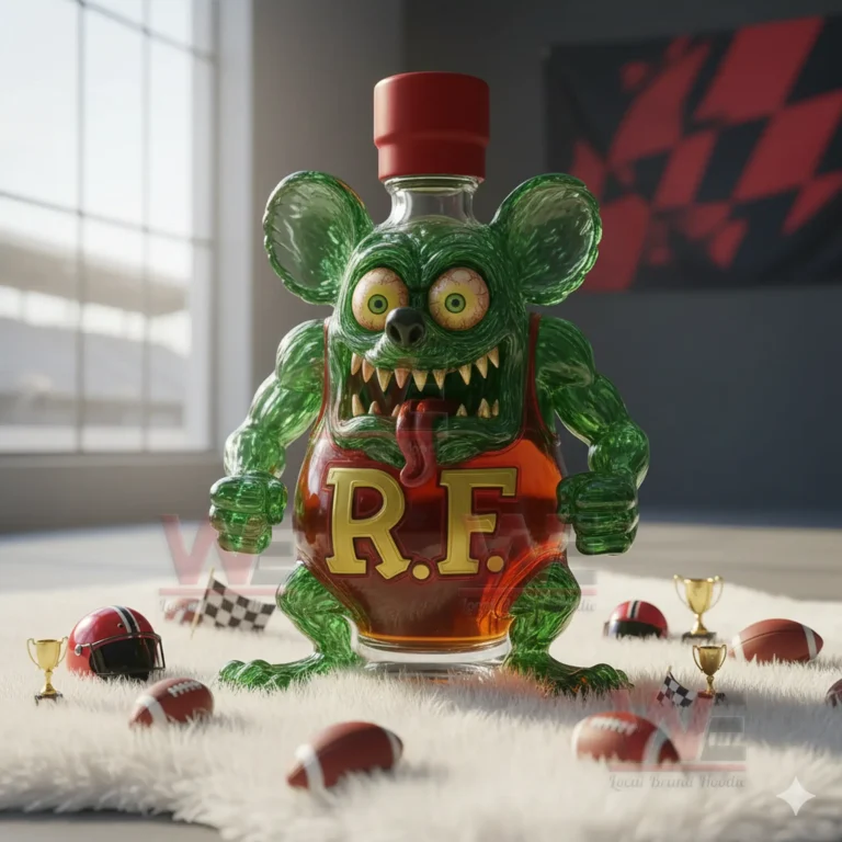 Rat Fink RF Whisky Bottle - WeLocalBrandHoodie
