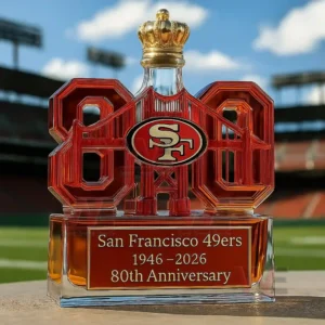 San Francisco 49ers 1946-2026 80th Anniversary Limited Edition Whiskey Bottle 12 san francisco 49ers 1946 2026 80th anniversary limited edition whiskey bottle img 4 3UmkM