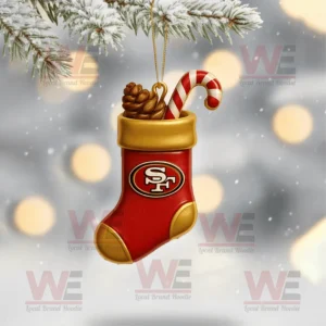 san francisco 49ers christmas tree topper with ornament img 6 fZIz5