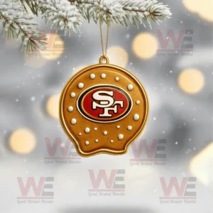 san francisco 49ers christmas tree topper with ornament img 8 q0yEx