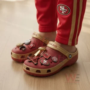 san francisco 49ers nfl crocs clogs with charms img 4