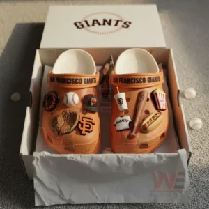 san francisco giants mlb crocs clogs with charms img 4
