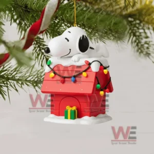 SNOOPY CHRISTMAS TREE TOPPER WITH ORNAMENT 15 snoopy christmas tree topper with ornament img 3 7OpJY