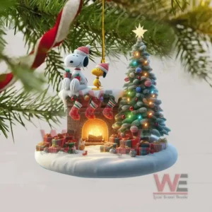 SNOOPY CHRISTMAS TREE TOPPER WITH ORNAMENT 17 snoopy christmas tree topper with ornament img 5 ZrgTX