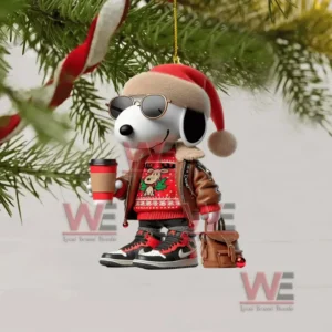SNOOPY CHRISTMAS TREE TOPPER WITH ORNAMENT 20 snoopy christmas tree topper with ornament img 8 0Hh9A