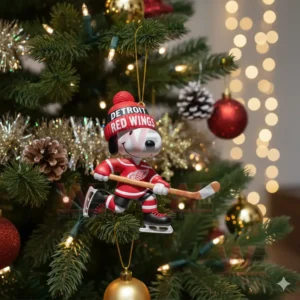 Snoopy Ice Hockey Christmas Ornament 13 snoopy ice hockey christmas ornament img 4 PIQeT