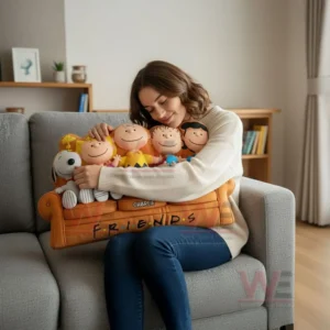 Snoopy Irregularly Shaped Flannel Pillow