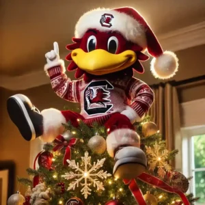 south carolina gamecocks christmas tree topper img 4