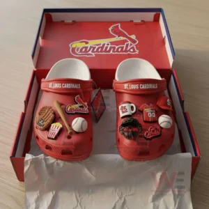 st louis cardinals mlb crocs clogs with charms img 4