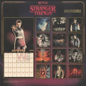 Stranger Things 2026 Wall Calendar 25 stranger things 2026 wall calendar img 10 GgmGq