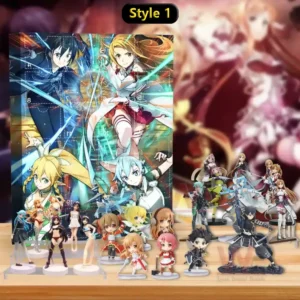 Sword Art Online 2 2025 advent calendar with anime characters and collectible figures.