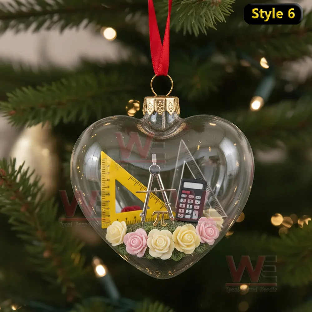 Teacher Heart Ornament 8 Teacher Heart Ornament - Image 8