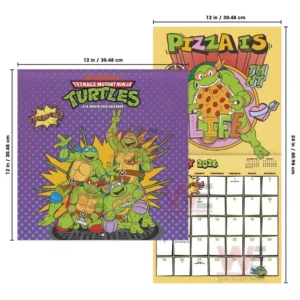 teenage mutant ninja turtles mayhem 2026 wall calendar img 6 2pu7i